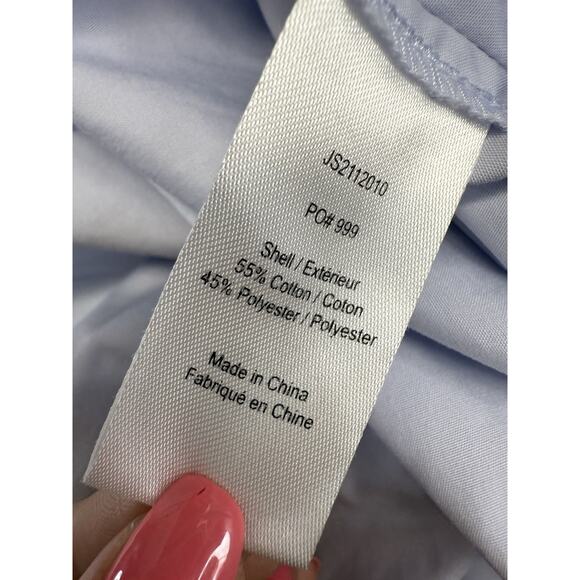 Jason Wu Blue Midi Dress Size 14 Sleeveless Gathered Waist A-Line - Picture 16 of 16